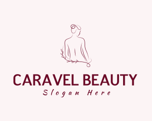 Natural Nude Beauty logo design