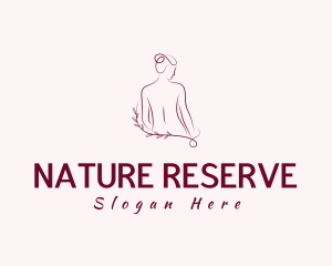 Natural Nude Beauty logo design