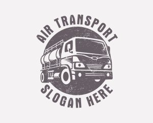 Fuel Truck Transportation logo design