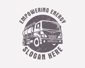 Fuel Truck Transportation logo design