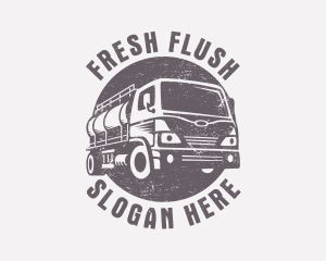 Fuel Truck Transportation logo design