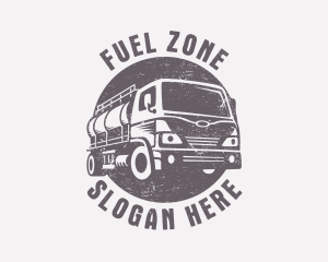 Fuel Truck Transportation logo design