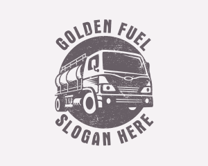 Fuel Truck Transportation logo design