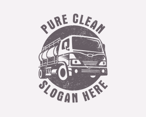 Fuel Truck Transportation logo design