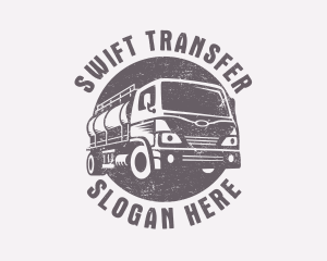 Fuel Truck Transportation logo design