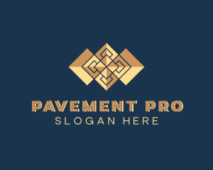 Flooring Paving Tiles logo design