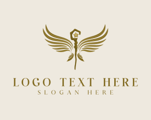 Angelic Wings Staff logo