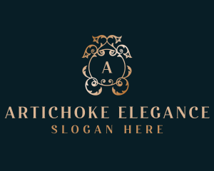 Elegant Floral Wedding logo design