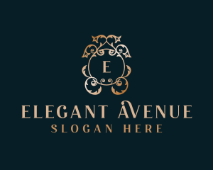 Elegant Floral Wedding logo design