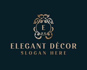 Elegant Floral Wedding logo design