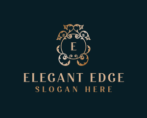 Elegant Floral Wedding logo design