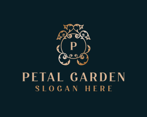 Elegant Floral Wedding logo design