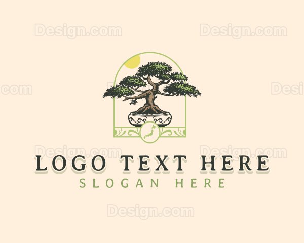 Japan Bonsai Tree Logo