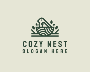 Robin Family Nest logo design