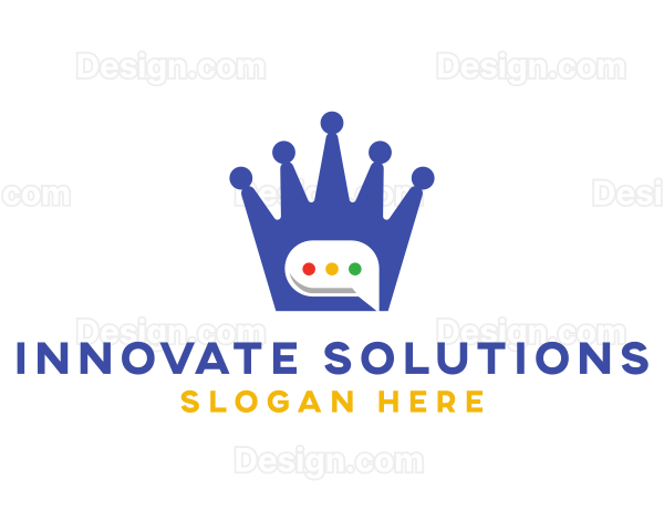 Royal Crown Messaging Logo