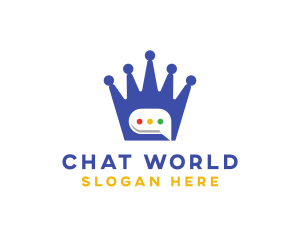 Royal Crown Messaging logo design