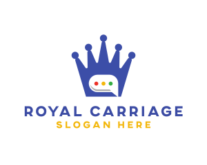 Royal Crown Messaging logo design