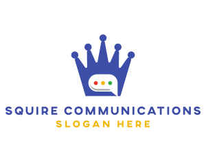 Royal Crown Messaging logo design