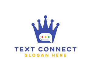 Royal Crown Messaging logo design