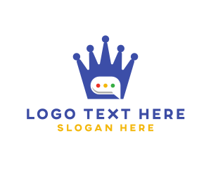 Message - Royal Crown Messaging logo design