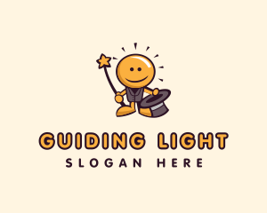 Light Bulb Magician  logo design