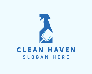 Sanitary Cleaning Spray Bottle logo