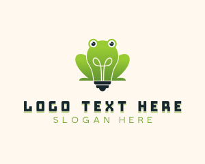 Frog Lightbulb Daycare logo