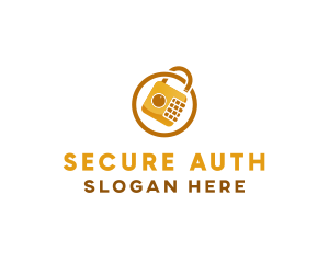 Padlock Safe Security logo design