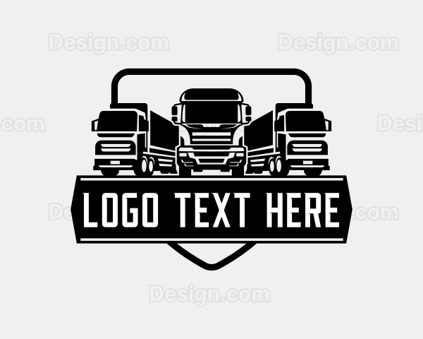 Truck Logistics Delivery Logo