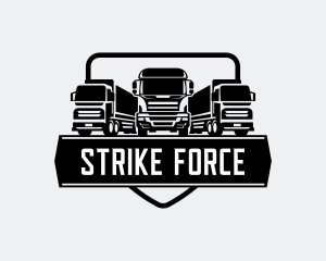 Truck Logistics Delivery Logo