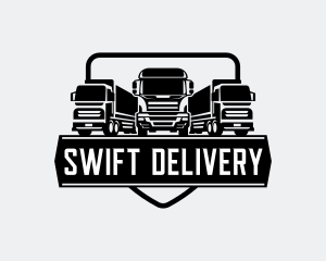 Truck Logistics Delivery logo design