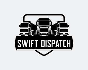 Truck Logistics Delivery logo design