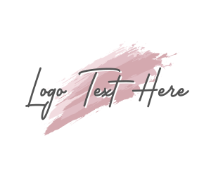 Makeup Stylist Wordmark Logo