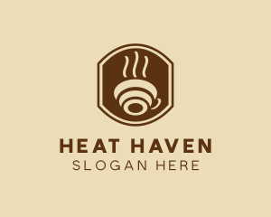 Hot Coffee Cup  logo