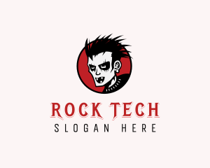 Rock Band Punk Music logo design