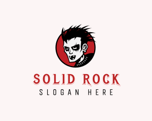 Rock Band Punk Music logo design