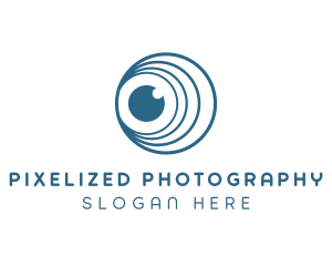 Eye Loop Lens logo design