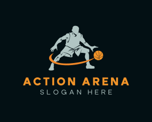 Professional Basketball Player Athlete logo
