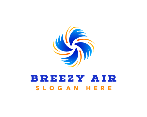 Air Flow Ventilation logo design