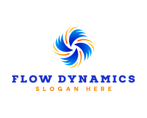 Air Flow Ventilation logo design