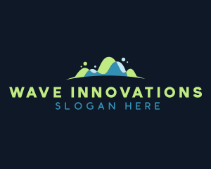 Abstract Digital Wave logo