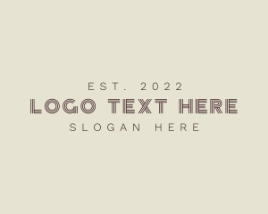 Minimalist Retro Organization logo