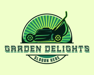 Field Lawn Mower Maintenance logo design