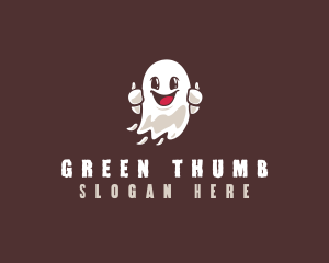 Thumb Flying Ghost logo design