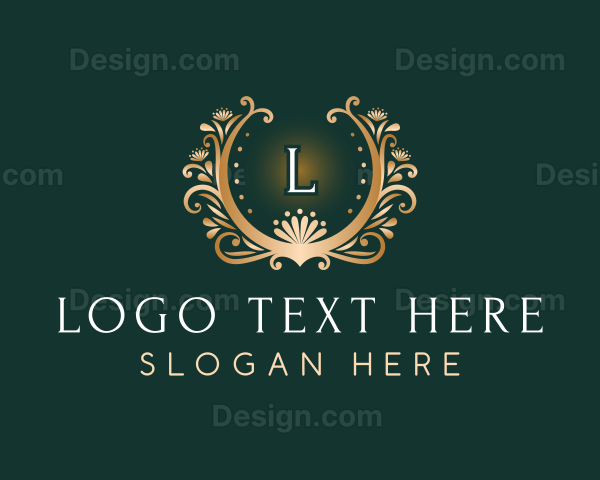 Luxury Flower Beauty Logo