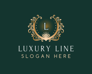 Luxury Flower Beauty logo design