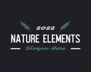 Organic Nature Leaf logo design