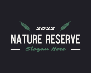 Organic Nature Leaf logo design