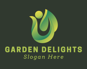 Leaf Garden Landscaping logo design