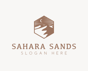 Desert Dune Landscape logo design